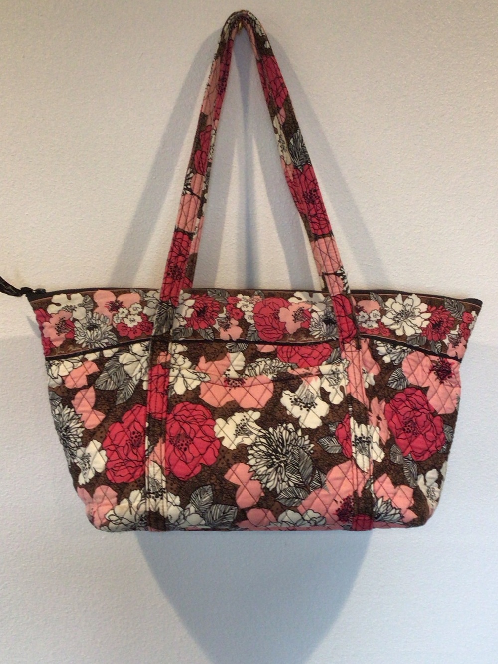 Vera Bradley Large Quilted Shoulder Tote